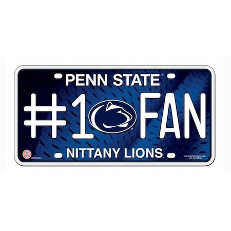 Rico Industries Penn State Nittany Lions License Plate No 1 Fan 9474630109